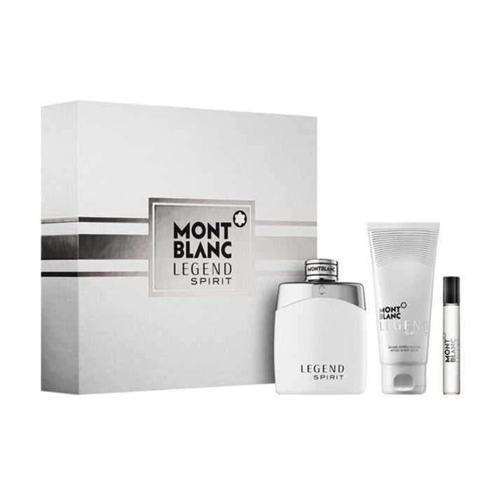 Парфумований набір чоловічий Montblanc Legend Spirit (туалетна вода, 100 мл + туалетна вода, 7.5 мл + гель для душу, 100 мл)
